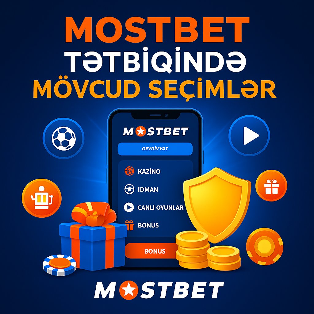 Mostbet Tətbiqində Mövcud Seçimlər